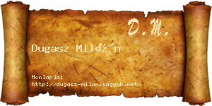 Dugasz Milán névjegykártya